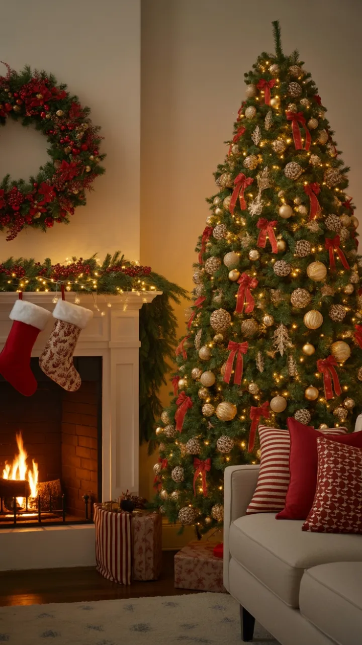 Twinkling Hearth and Holiday Cheer