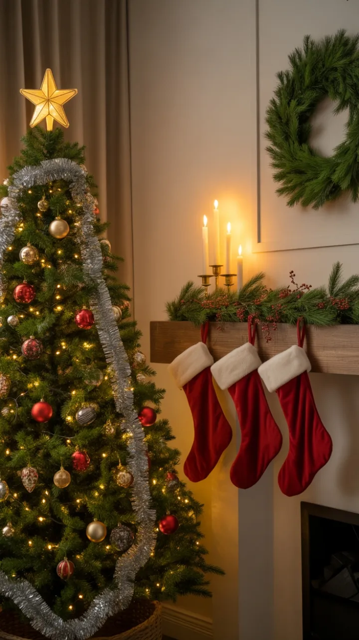 Fireside Glow and Christmas Cheer
