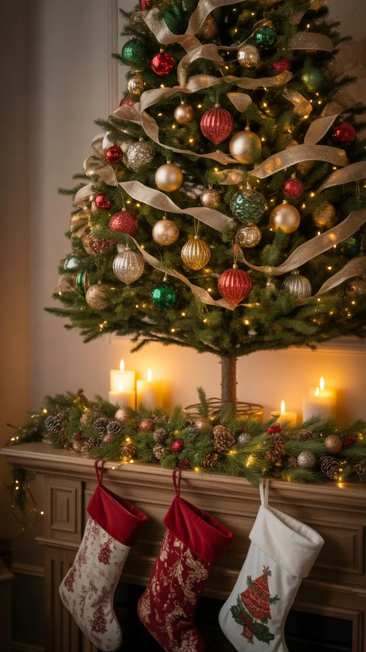 Warmth and Wonder Beneath the Jewel-Toned Christmas Tree