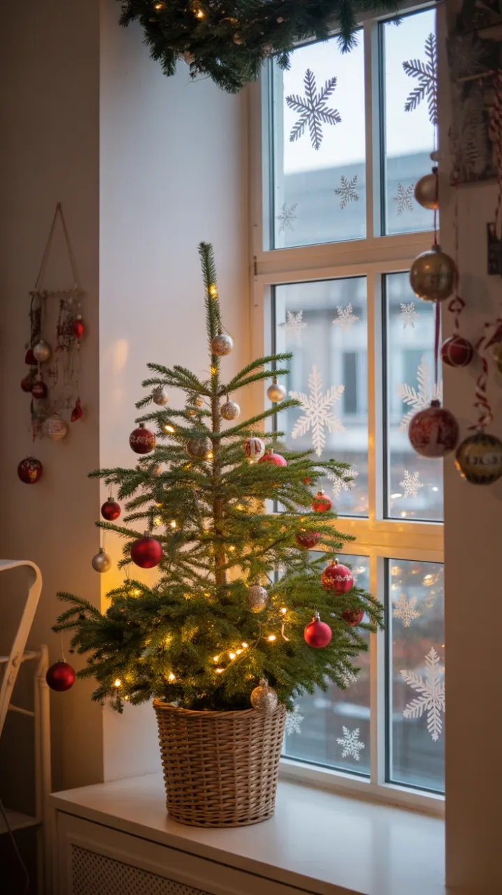 Cozy Christmas Corner with Vintage Charm