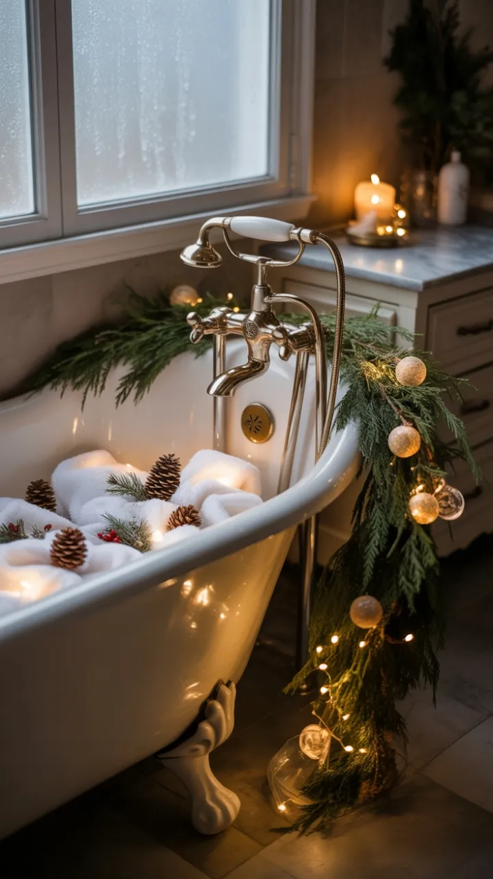 Snow-Kissed Clawfoot Holiday Retreat