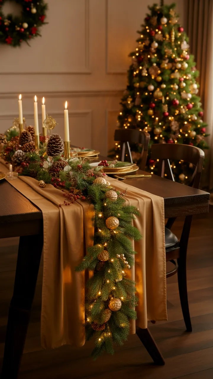 Warmth and Wonder at the Golden Christmas Table
