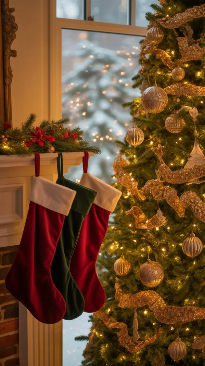 Heirloom Christmas Evening by the Hearth