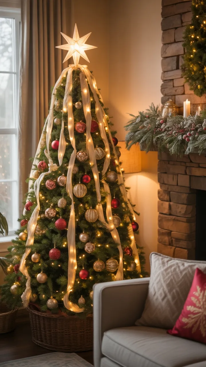 Heirloom Holiday Glow – A Fireside Christmas in Gold and Ruby
