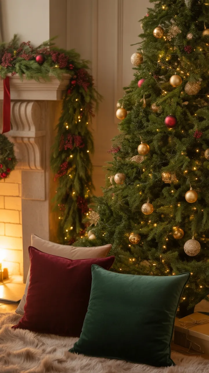 Golden Hearthside Christmas