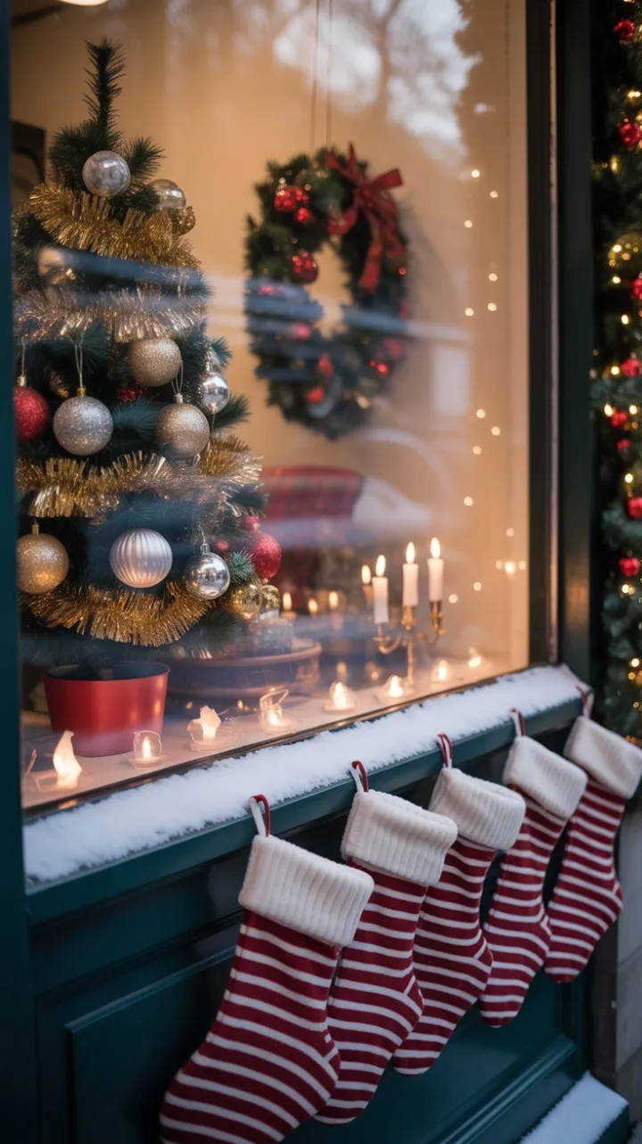 Snow-Kissed Christmas Window