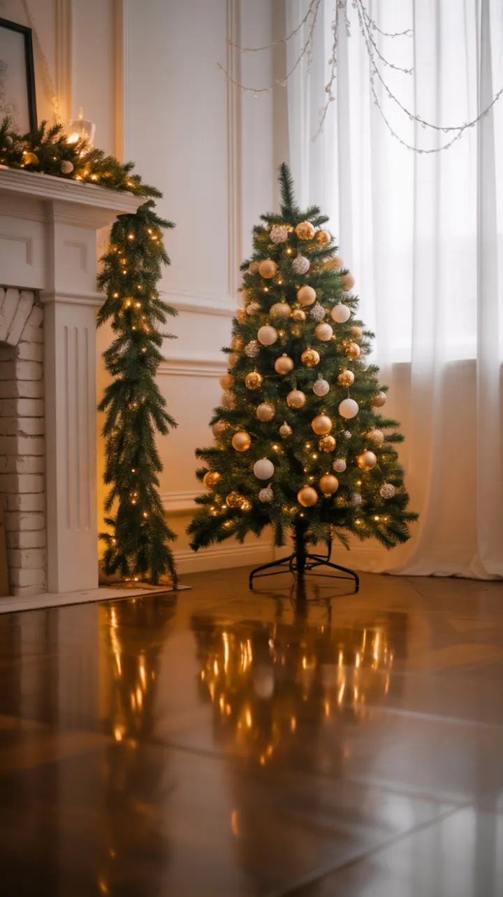 Cozy Classic Christmas in Gold and White