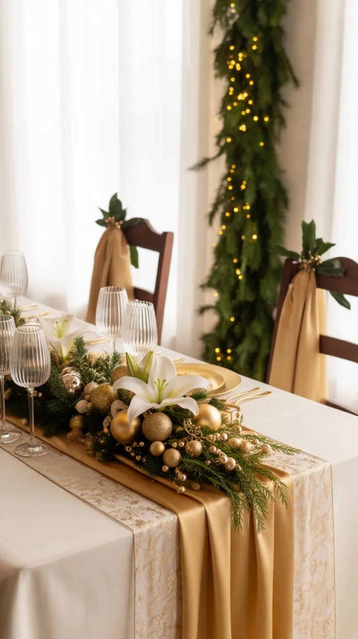 Gilded Yuletide Elegance – A Timeless Christmas Table