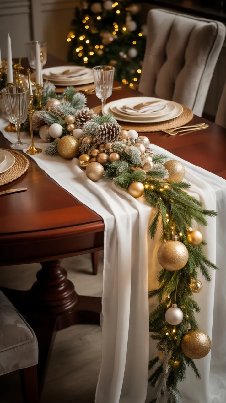 Gilded Holiday Elegance – Warm Luxurious Christmas Table