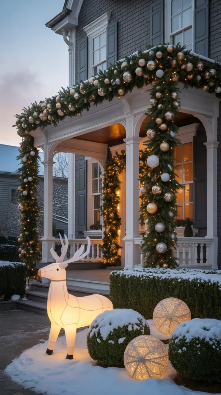 Victorian Holiday Elegance Beneath a Blanket of Snow