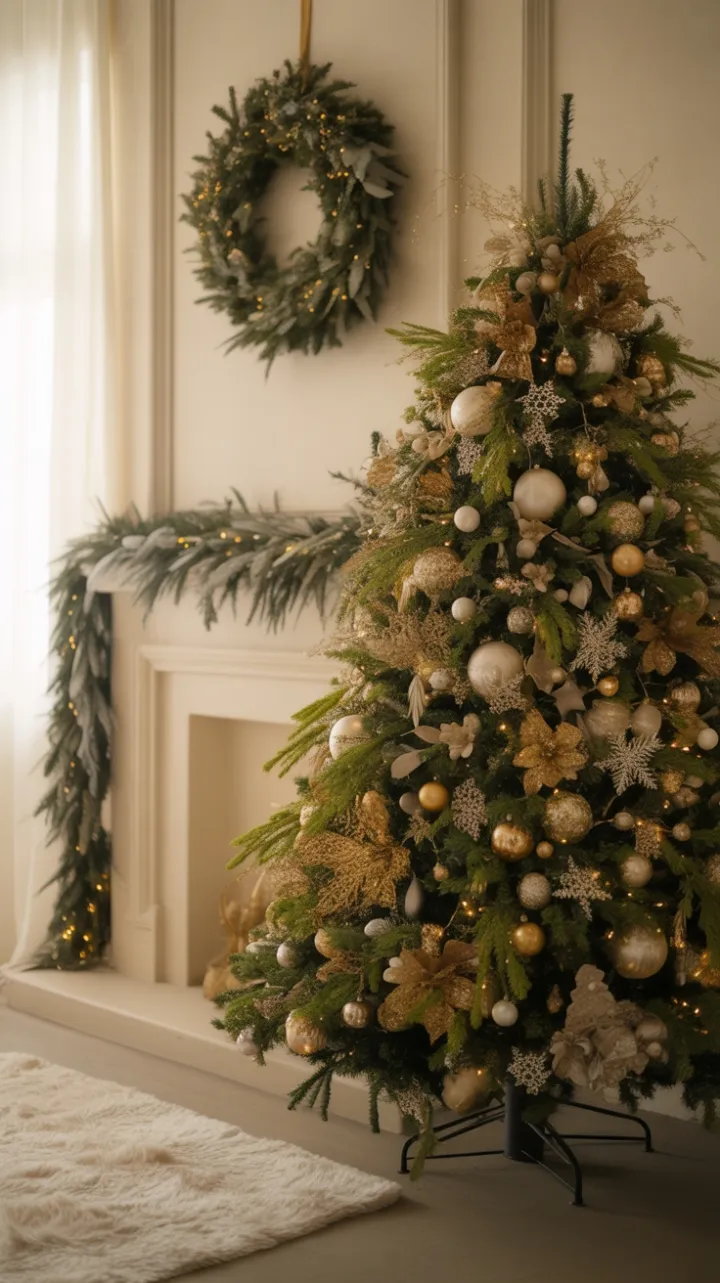 Ivory and Gold Holiday Haven