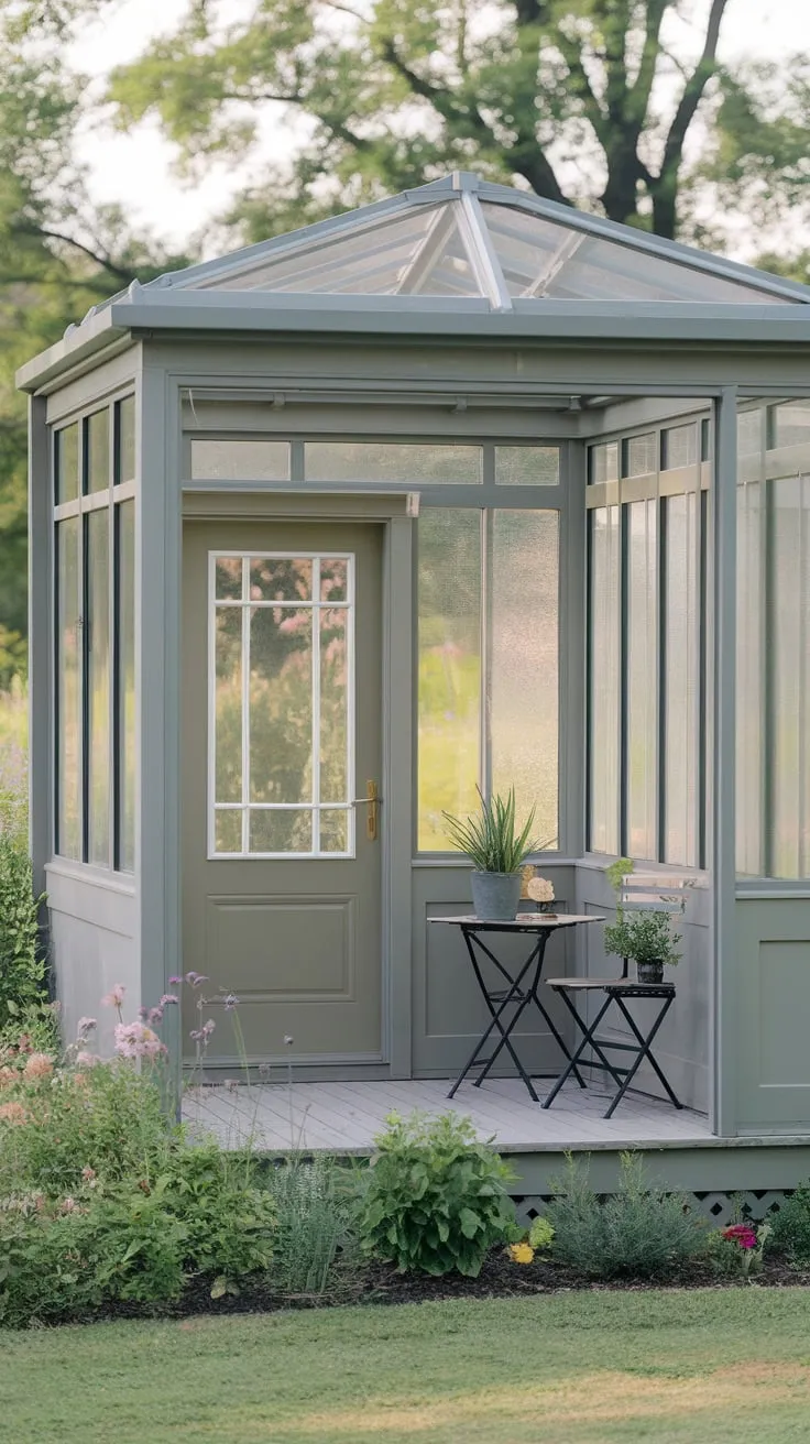 Charming Enclosed Front Porch Oasis