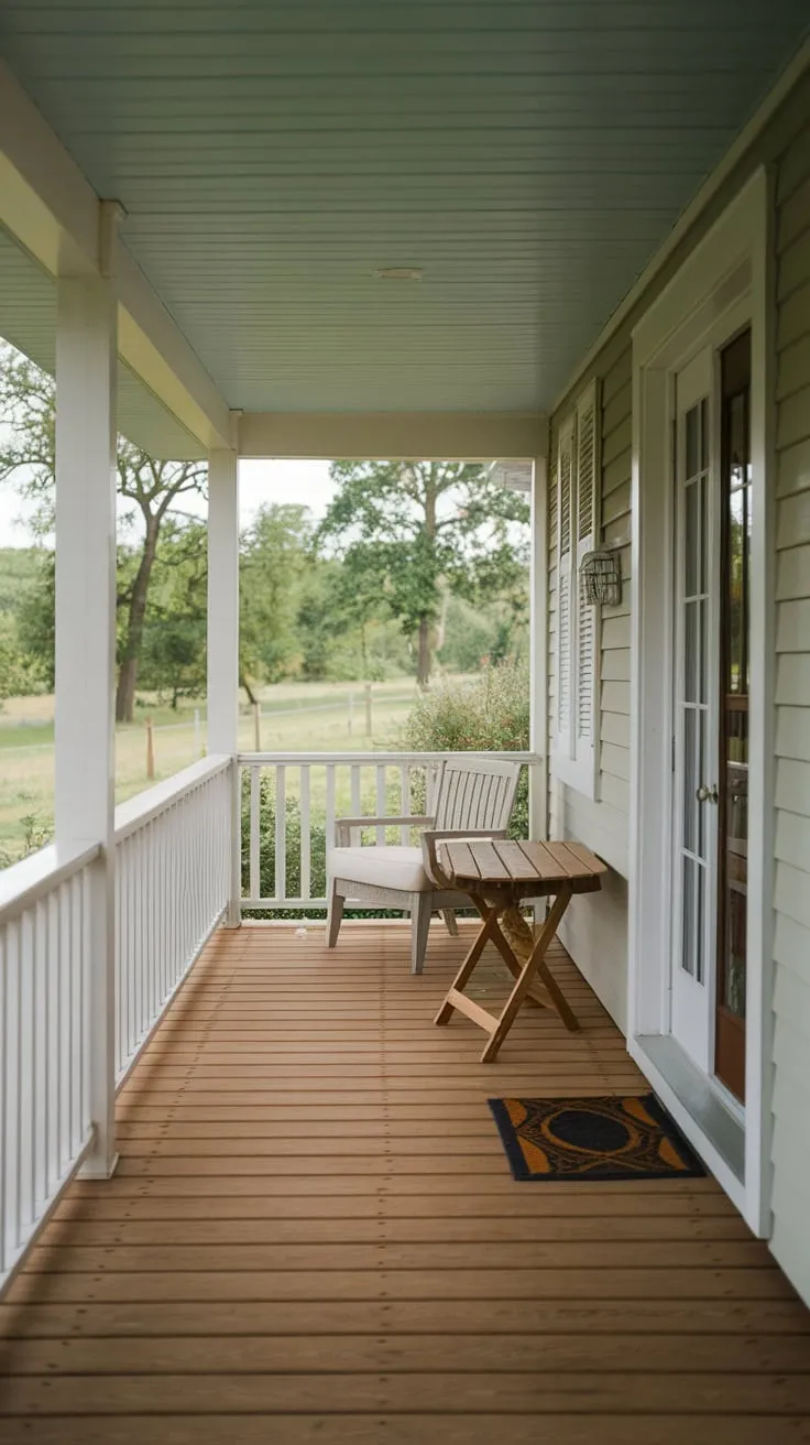 Cozy Enclosed Porch Oasis