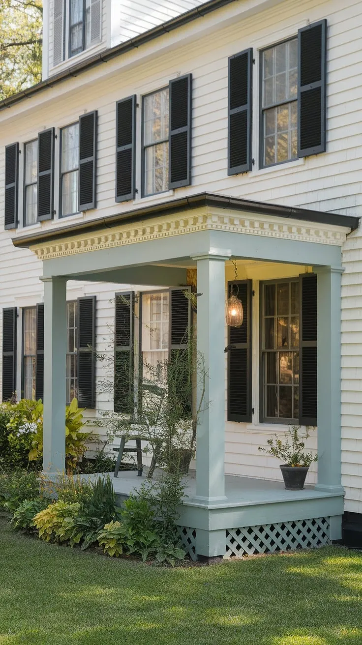 Charming Colonial with a Blue Farmer's Porch