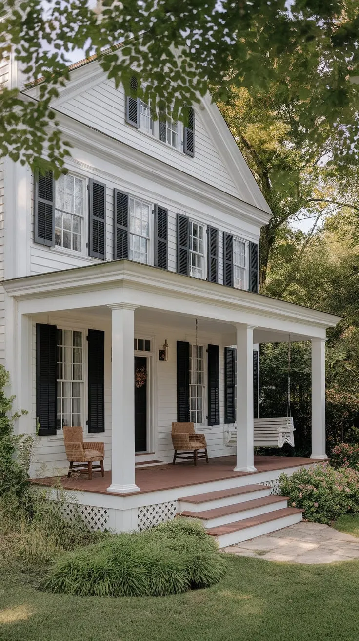 New England Colonial Bliss: A Porch to Relax and Unwind