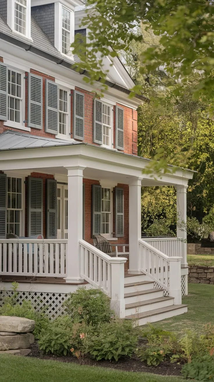 Charming Colonial Porch Retreat