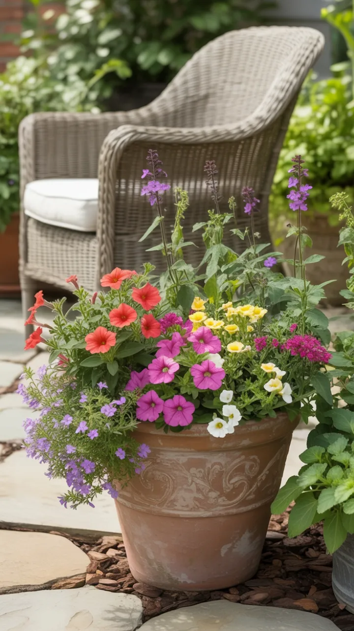Sunlit Terracotta Garden Retreat