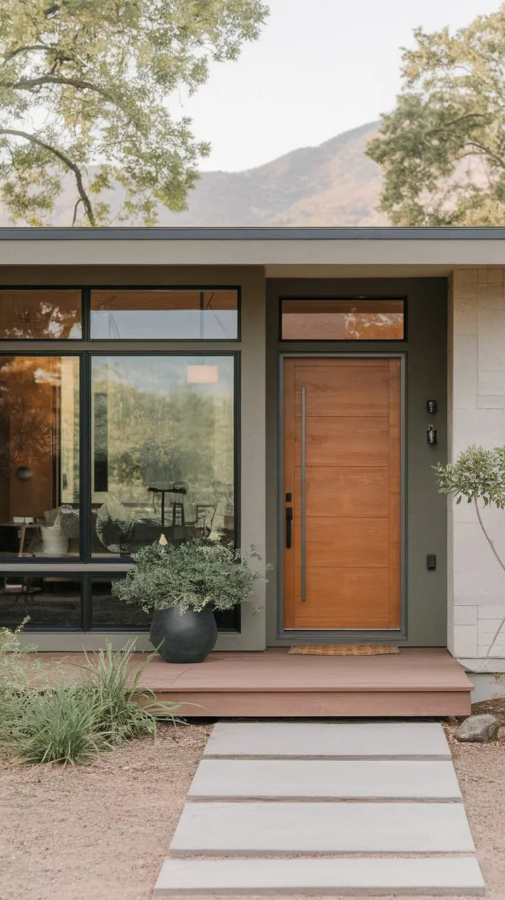 Sustainable Serenity: A Modern Front Porch Escape