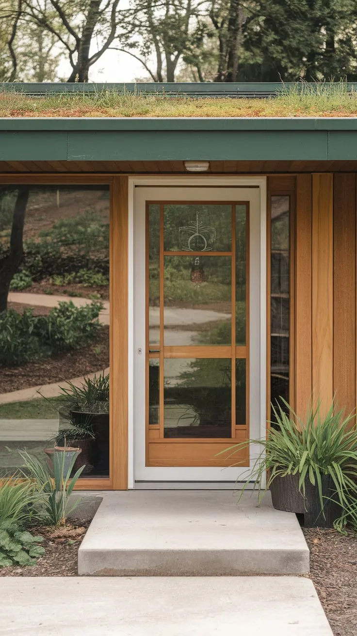 Sustainable Serenity: A Modern Front Porch Retreat