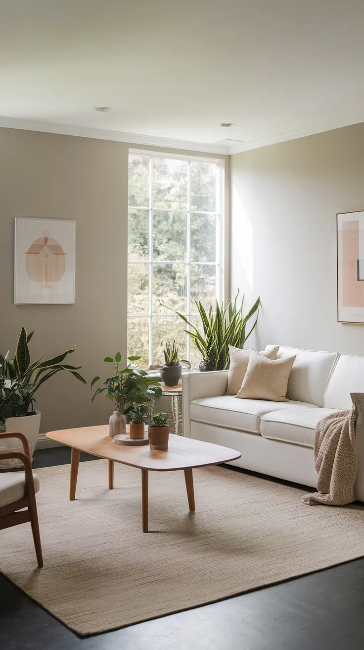 Sophisticated and serene, this house interior decor exemplifies the art of contemporary living room design.  Every element, from the furniture to the lighting, contributes to a living room decor that is both stylish and supremely livable.