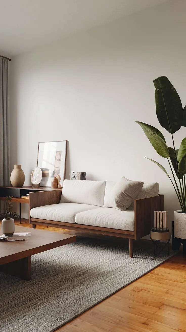 This contemporary living room showcases the perfect blend of comfort and style.  The thoughtful interior design and curated living room decor create a sophisticated yet inviting atmosphere, reflecting the latest trends in home design and house interior decor.