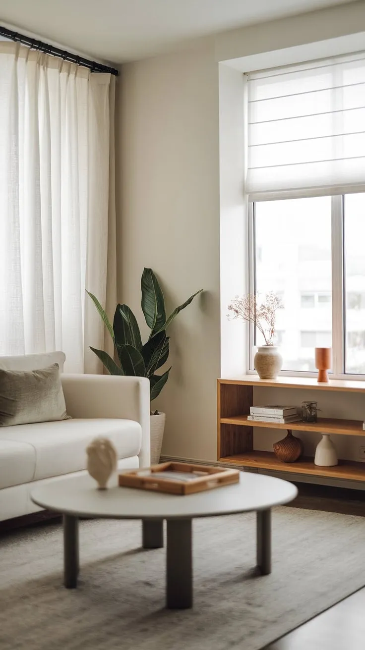 This contemporary living room showcases the perfect blend of comfort and style, a testament to thoughtful interior design and impeccable living room decor.  The result is a home design that effortlessly balances modern aesthetics with inviting warmth.