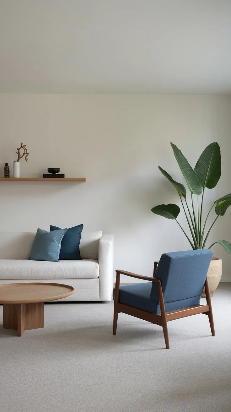 This contemporary living room showcases the perfect blend of comfort and style, a testament to thoughtful interior design and impeccable living room decor.  The overall home design creates a space that's both inviting and sophisticated, reflecting the best in house interior decor.