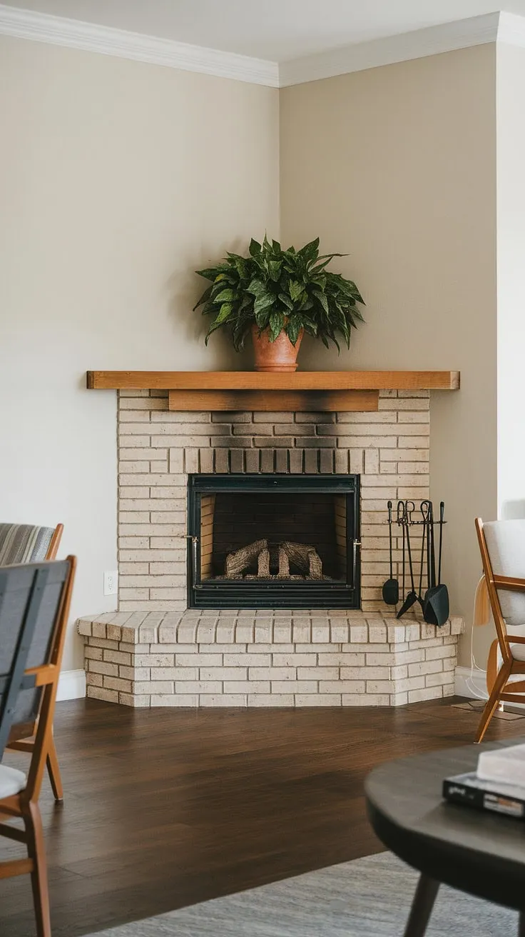This corner fireplace living room showcases a stunning corner fireplace, a focal point that defines the space.  The thoughtful living room layout and elegant living room decor fireplace create a haven of comfort and style.