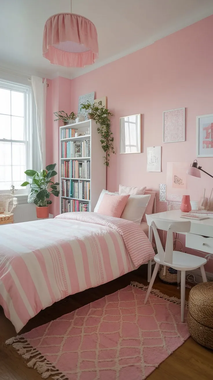 This cozy feminine apartment, a perfect blend of cottagecore studio apartment and romcom apartment aesthetic, proves that even a small studio apartment can be brimming with charm and personality.  It's the ultimate cottage apartment inspiration.