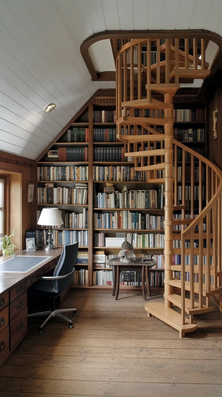 Lost in the pages of a thousand stories, nestled within the cozy embrace of my cottage library.  This home library, with its hobbit-hole charm and cottagecore aesthetic, is more than just a reading room; it's a sanctuary.