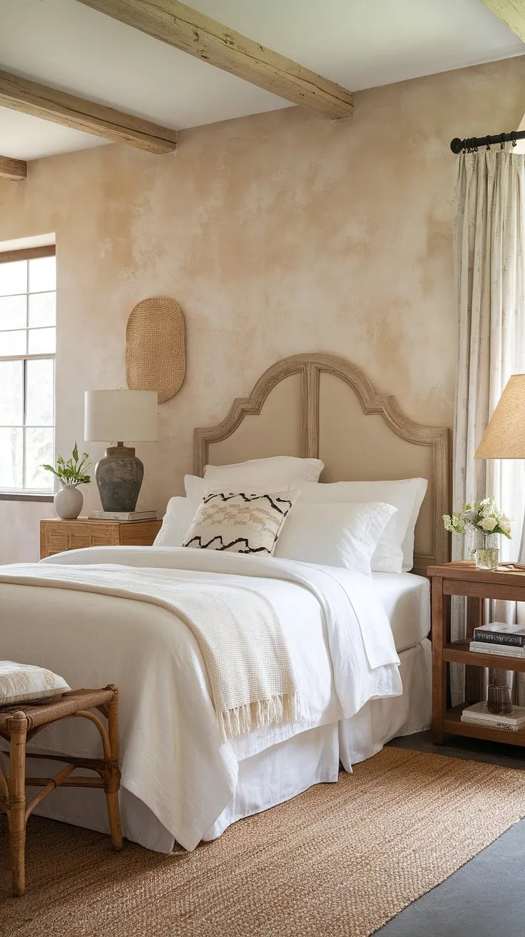 Cozy cottage bedroom goals! This country vintage bedroom, with its farmhouse style and white country bedroom ideas, embodies the essence of a southern home bedroom and cottagecore vintage bedroom.