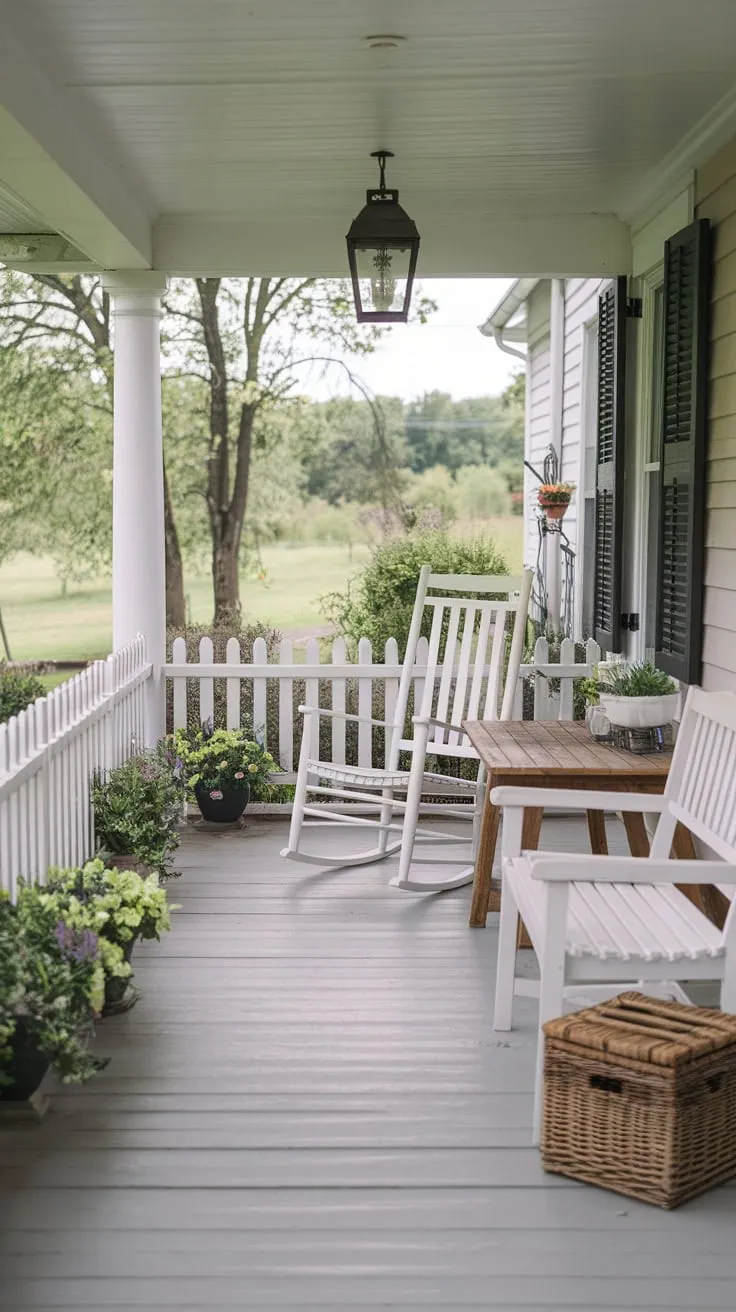 Charming Country Porch Oasis