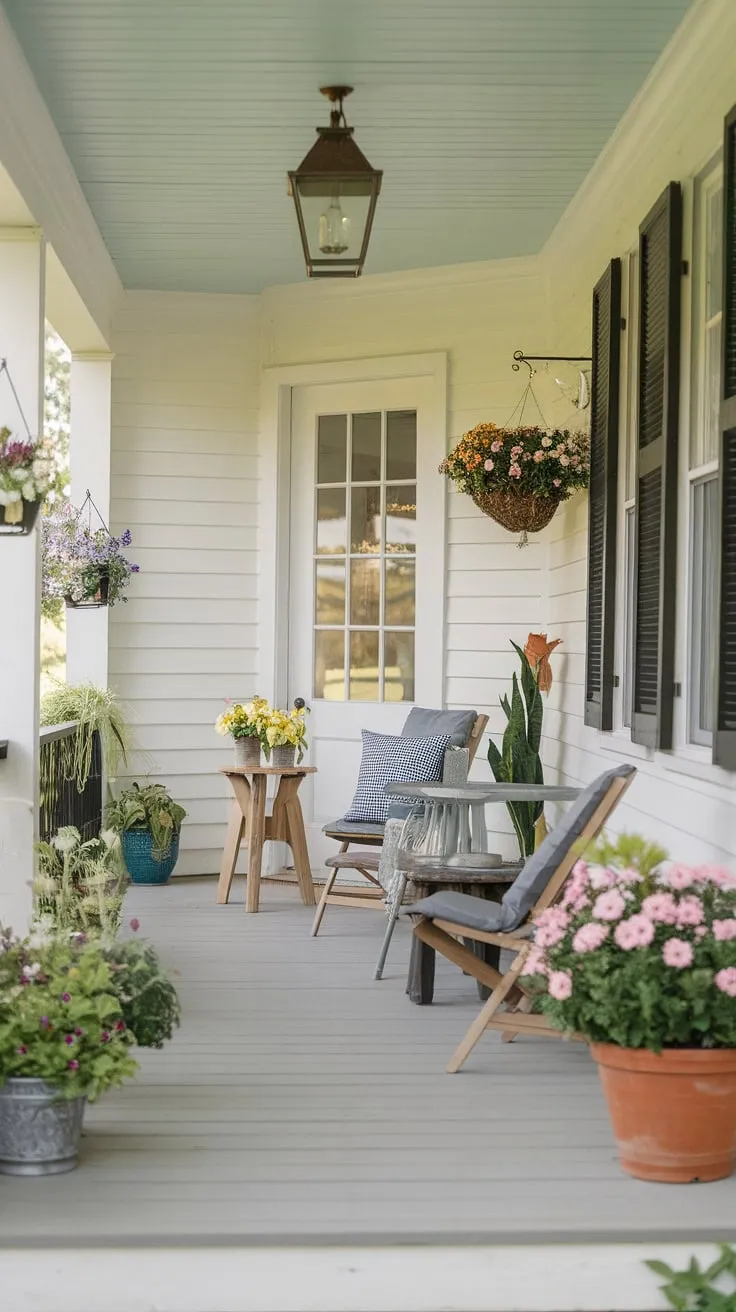 Rustic Elegance: A Summer Retreat on the Front Porch