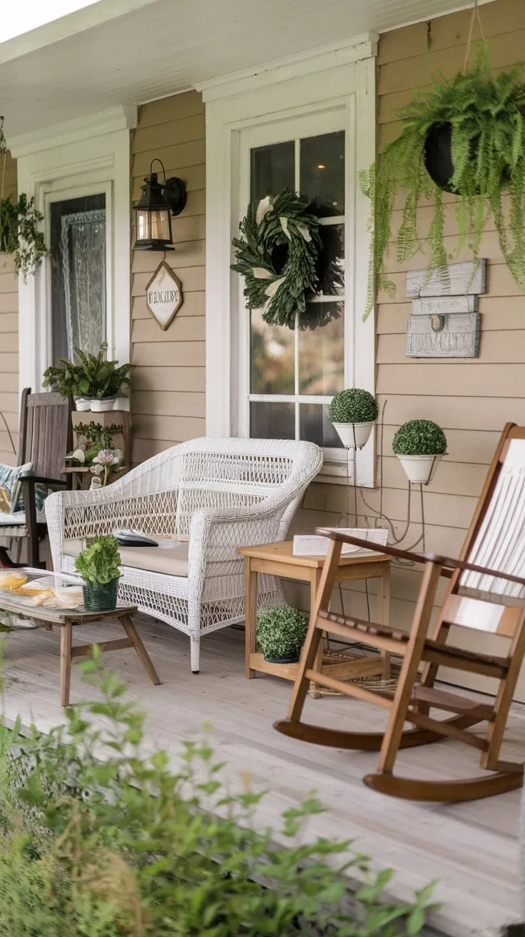 Summer Serenity on a Charming Country Front Porch