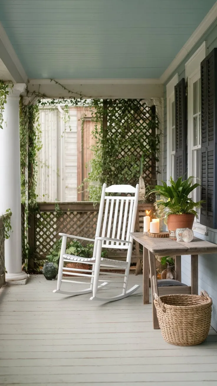 Charming Country Porch with Rustic Summer Vibes