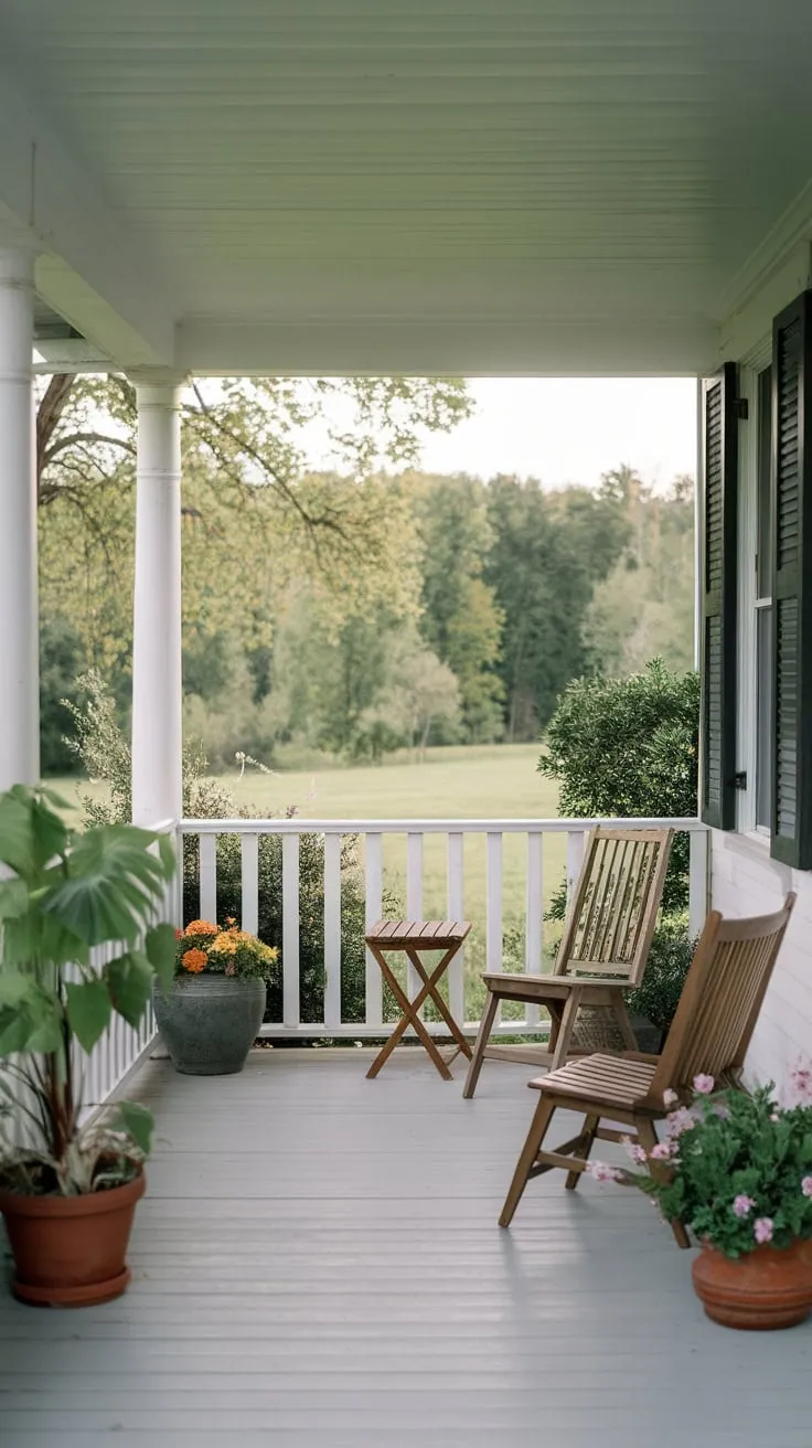 Charming Country Porch Oasis