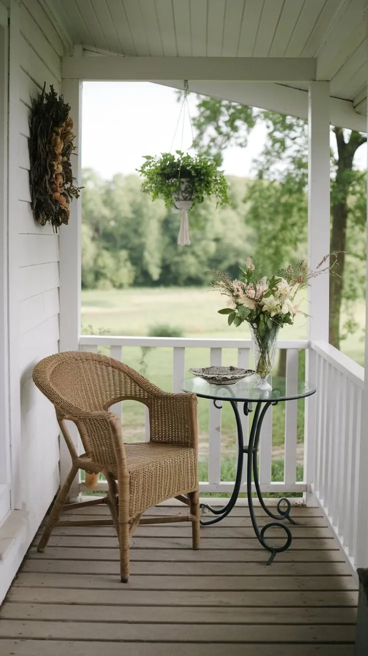 Cozy Wicker Retreat with Scenic Views