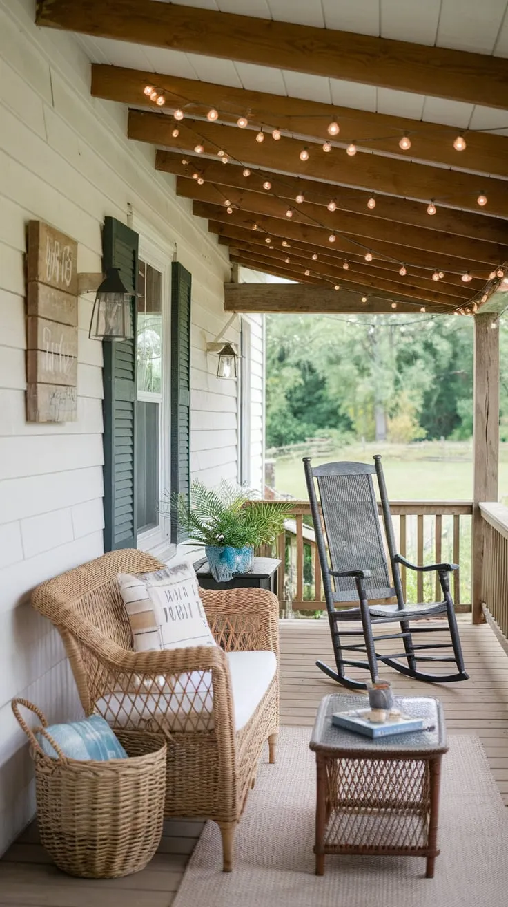 Cozy Rustic Porch Decor for Summer Bliss