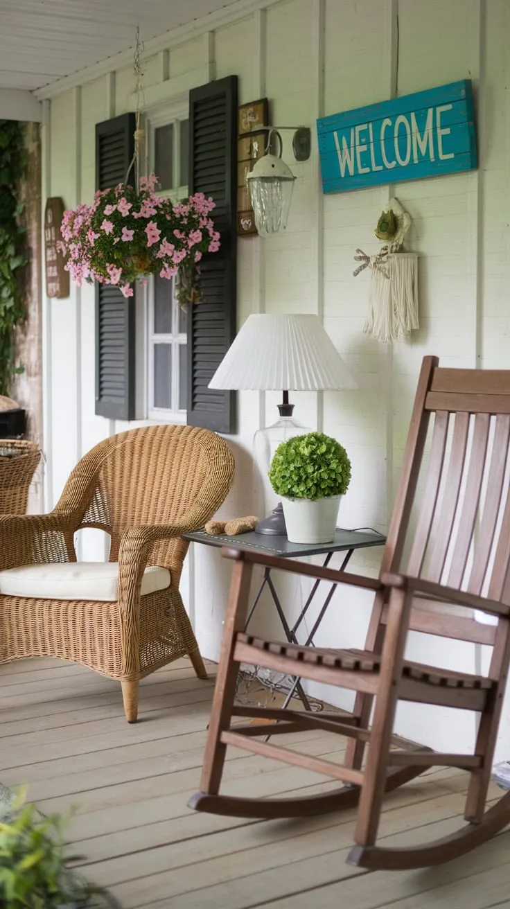 Charming Summer Vibes on a Country Porch