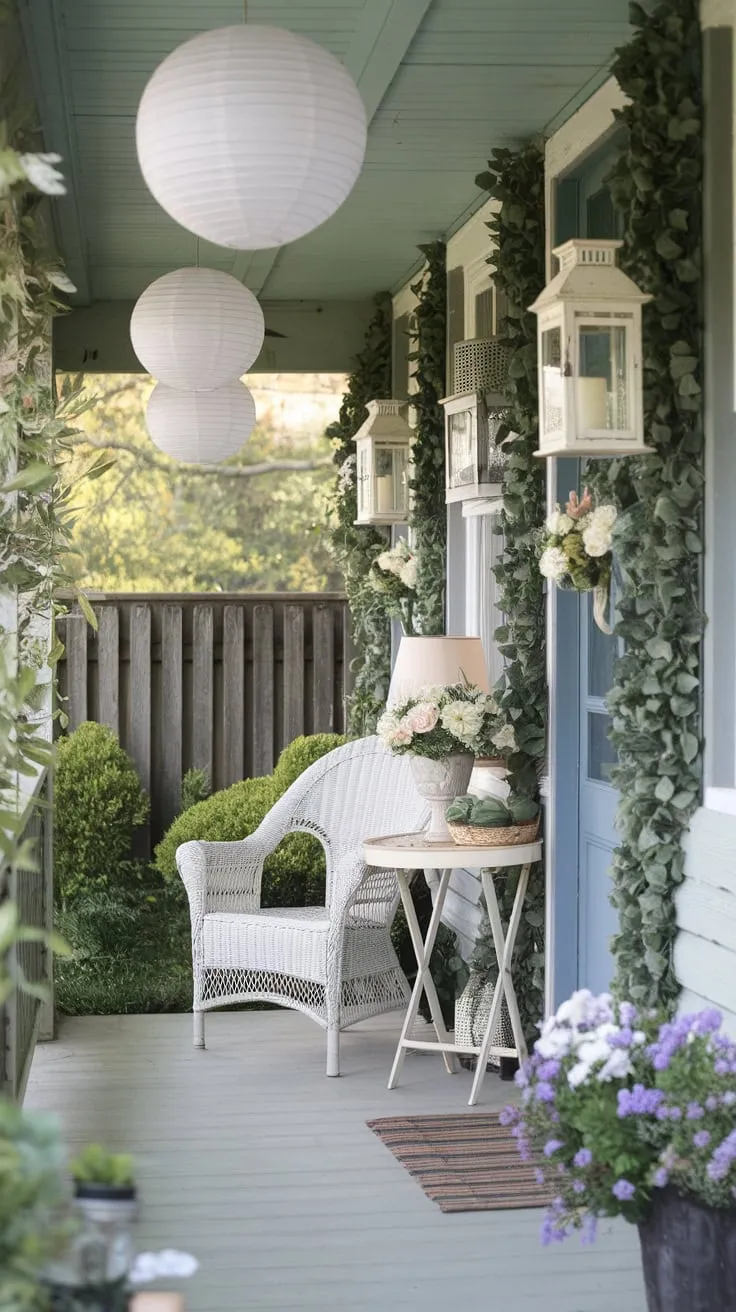 Charming Summer Vibes on a Country Porch