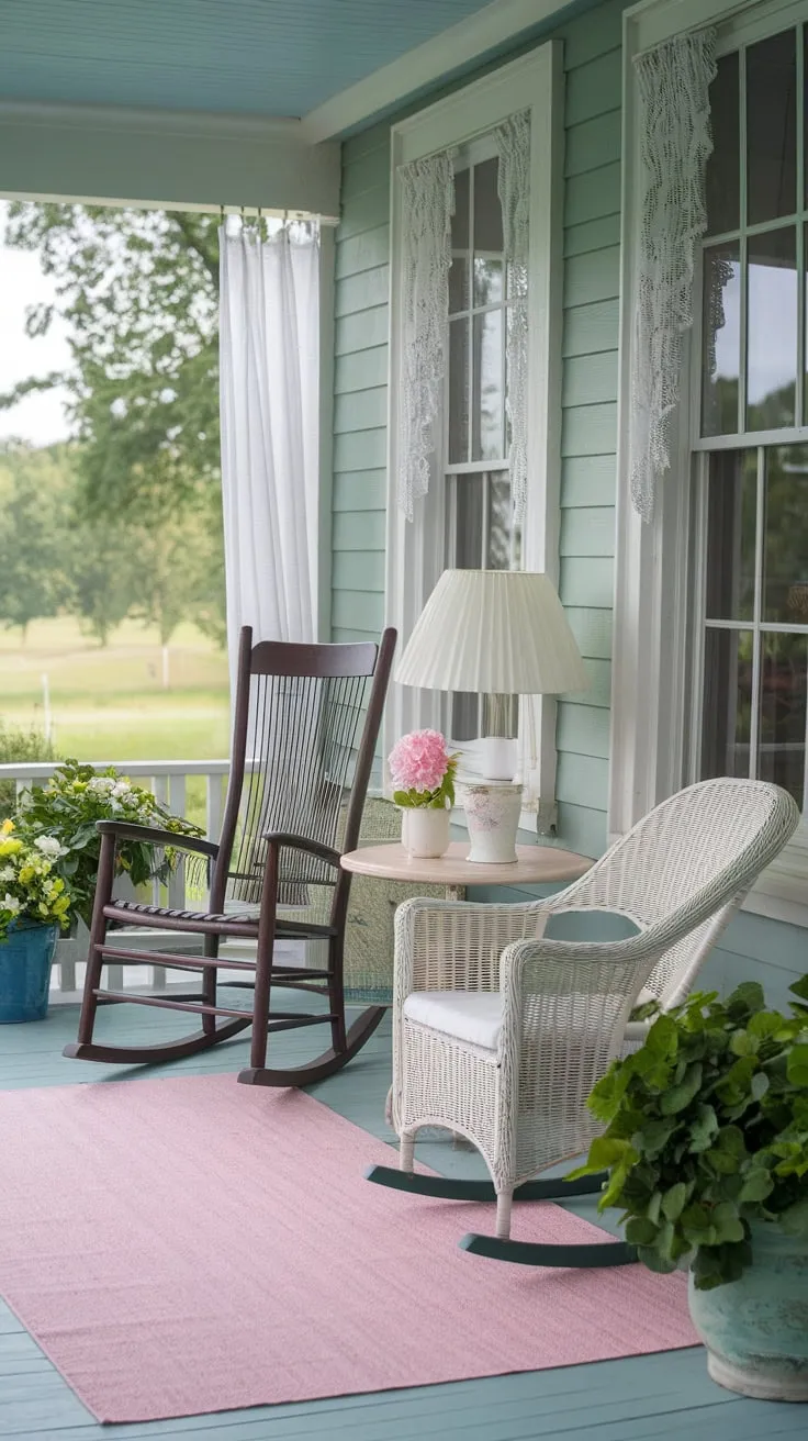 Charming Summer Vibes on a Country Porch