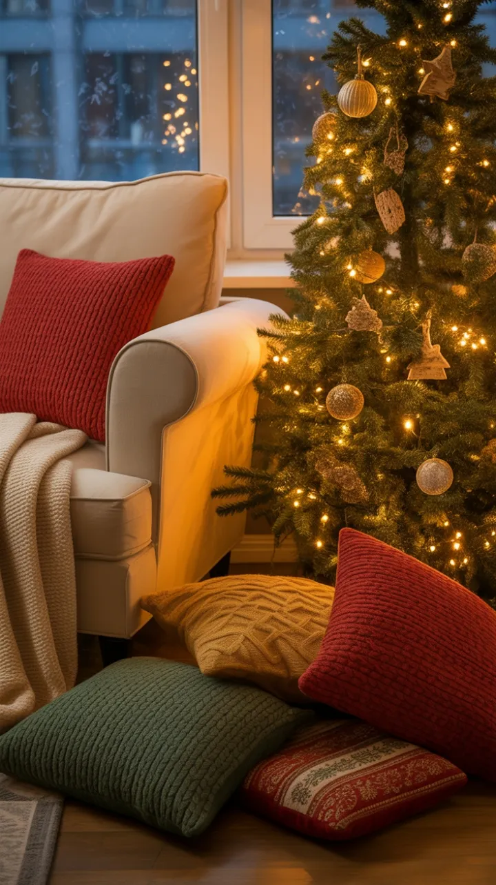 A Cozy City Christmas Nook