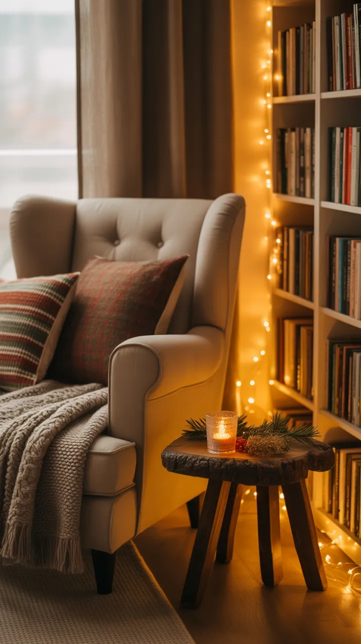 Hearthside Nook for a Cozy Christmas