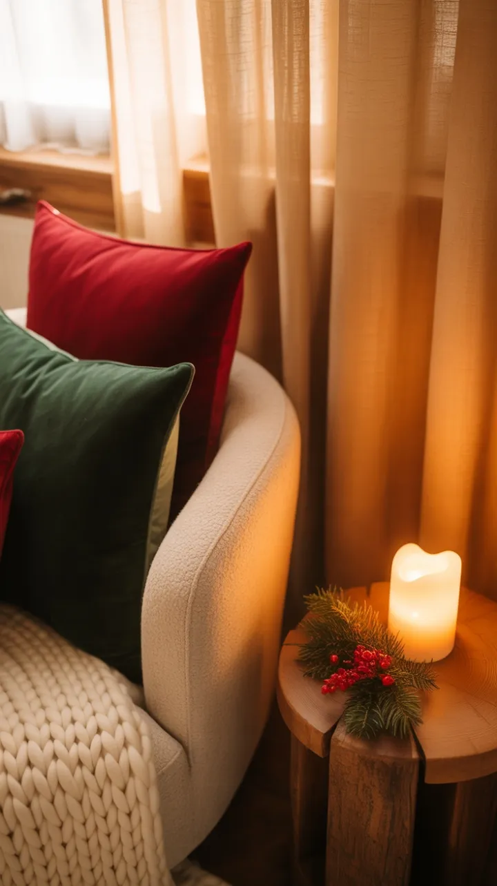 Layered Luxe Holiday Nook