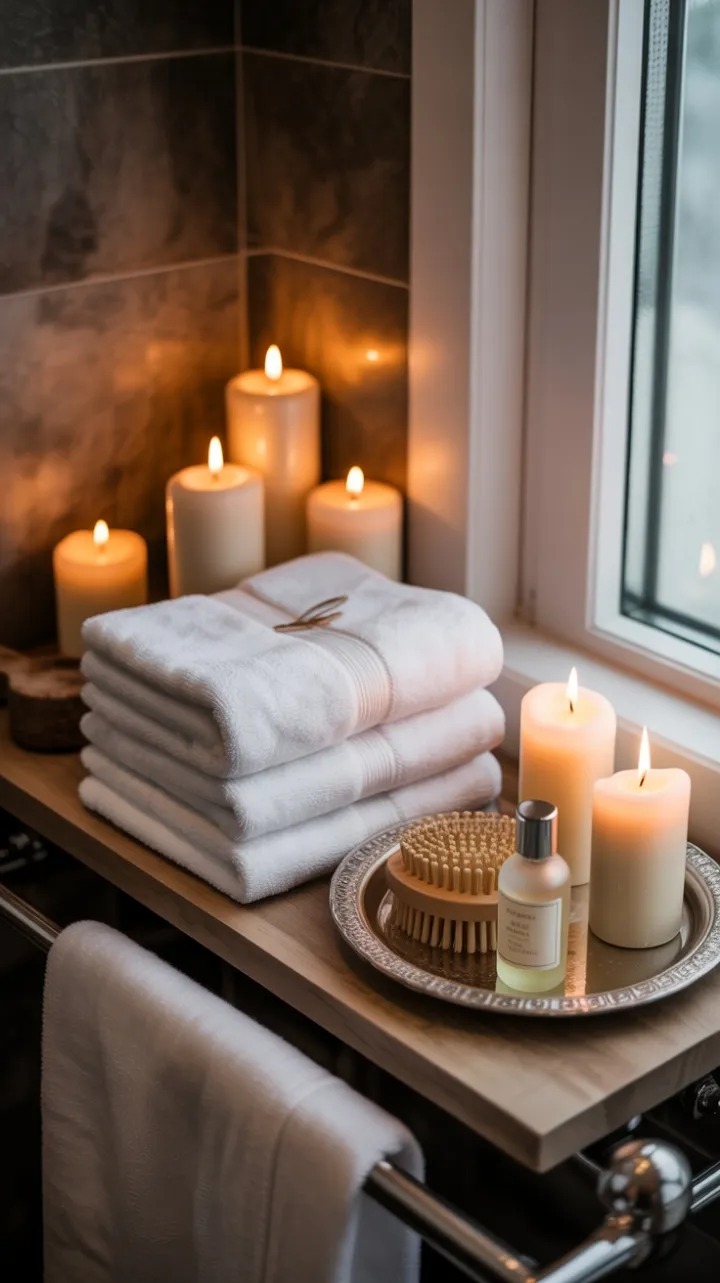 Vanilla Candlelit Christmas Bath Sanctuary