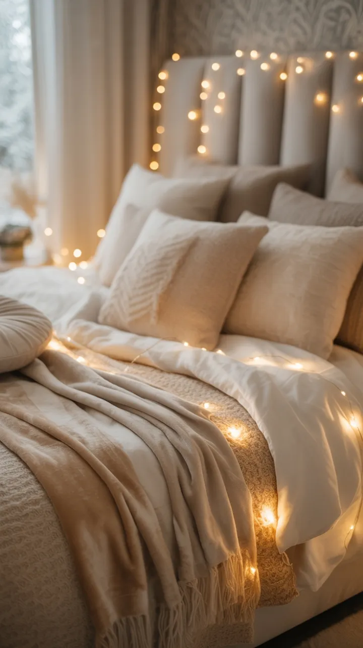 Snowy Night Serenade in Velvet and Light