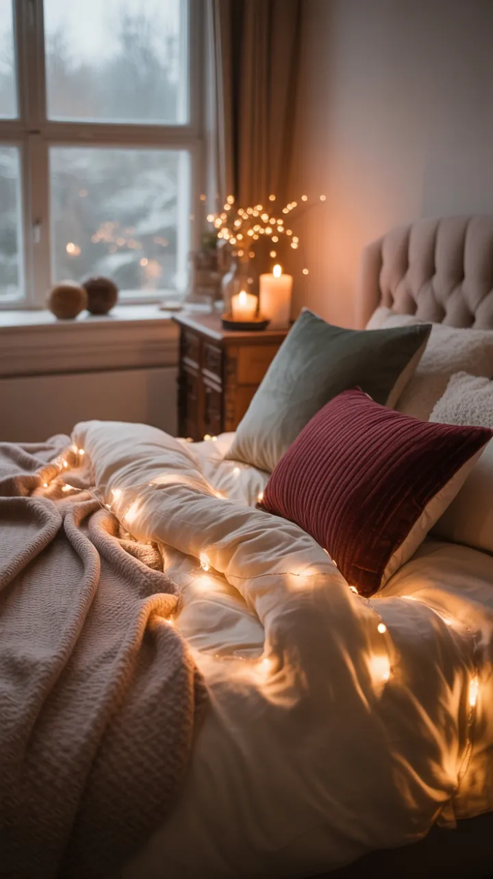 Snowlit Sanctuary of Velvet and Wool