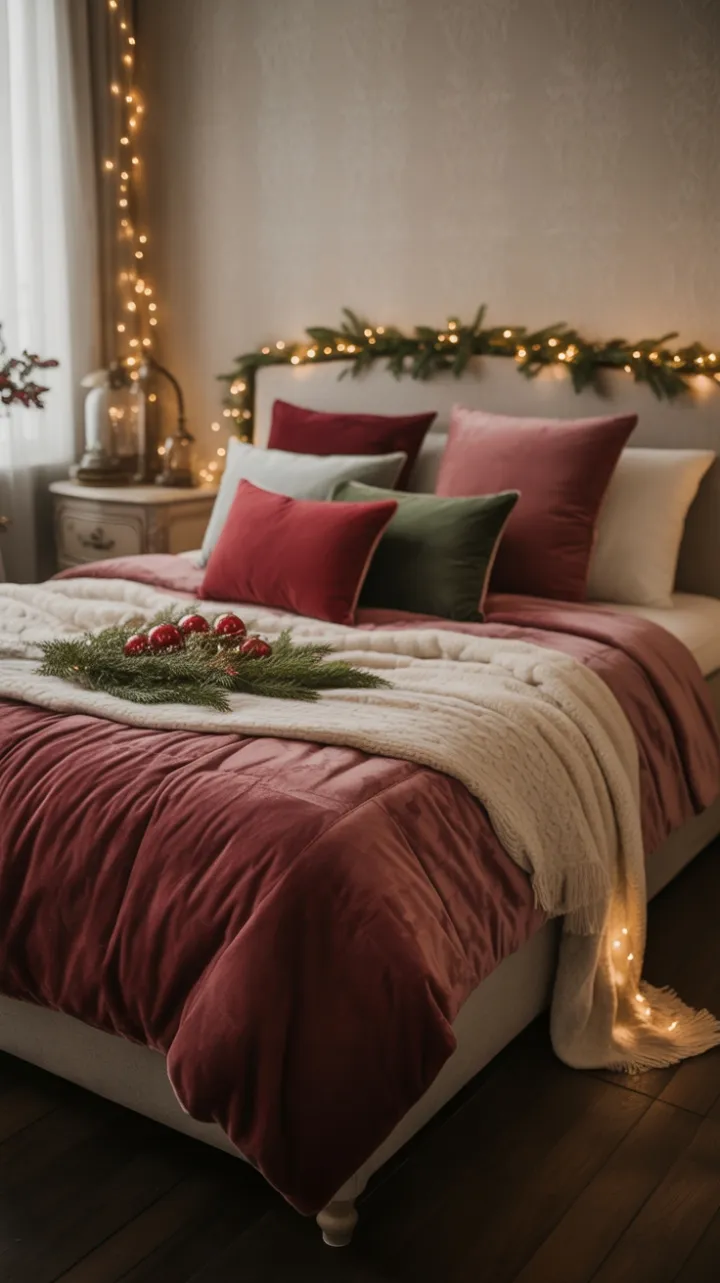 Burgundy Velvet Holiday Retreat