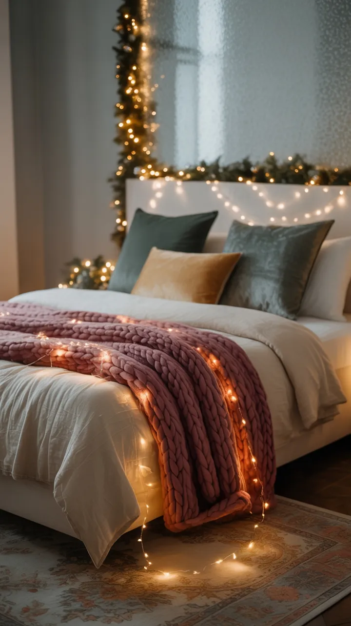 Snowlit Sanctuary Draped in Velvet and Knit