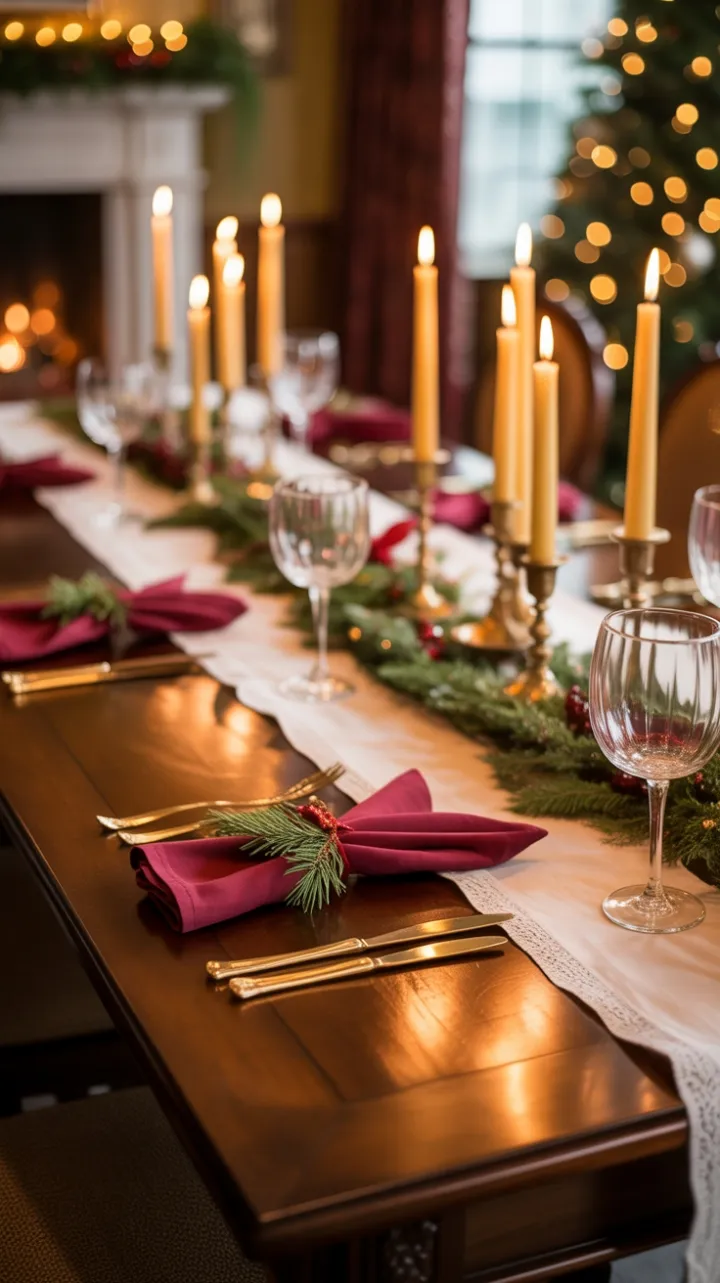 Fireside Feast in Mahogany and Gold